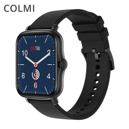 COLMI P8 Plus 2021 Smart Watch - 1.69" Full Touch Fitness Tracker - IP67 Waterproof - GTS 2 Smartwatch for Xiaomi Phone - Men and Women's Wearable Device